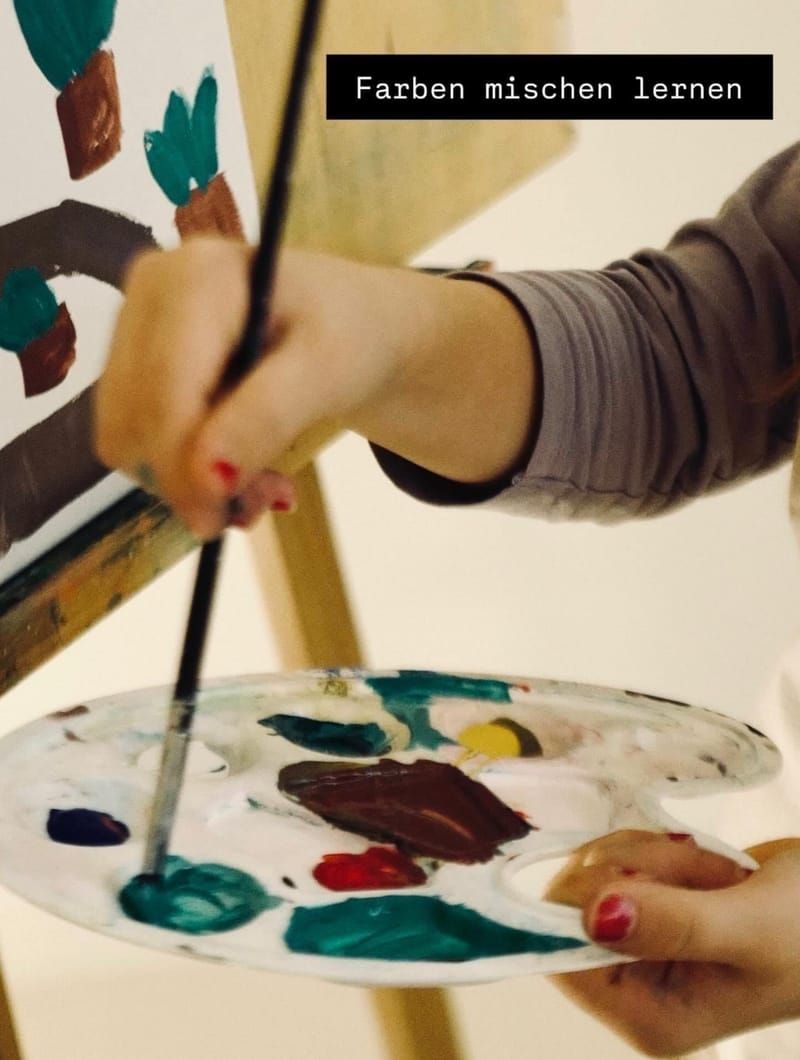 Farben mischen lernen